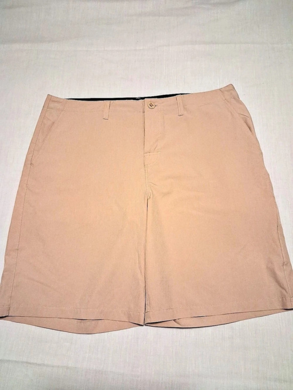 Salt Life SLX-QD Vapor Stretch Hybrid Shorts Sand Beige Waist 38